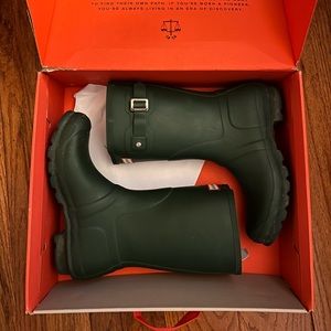 Green Hunter Rain Boots